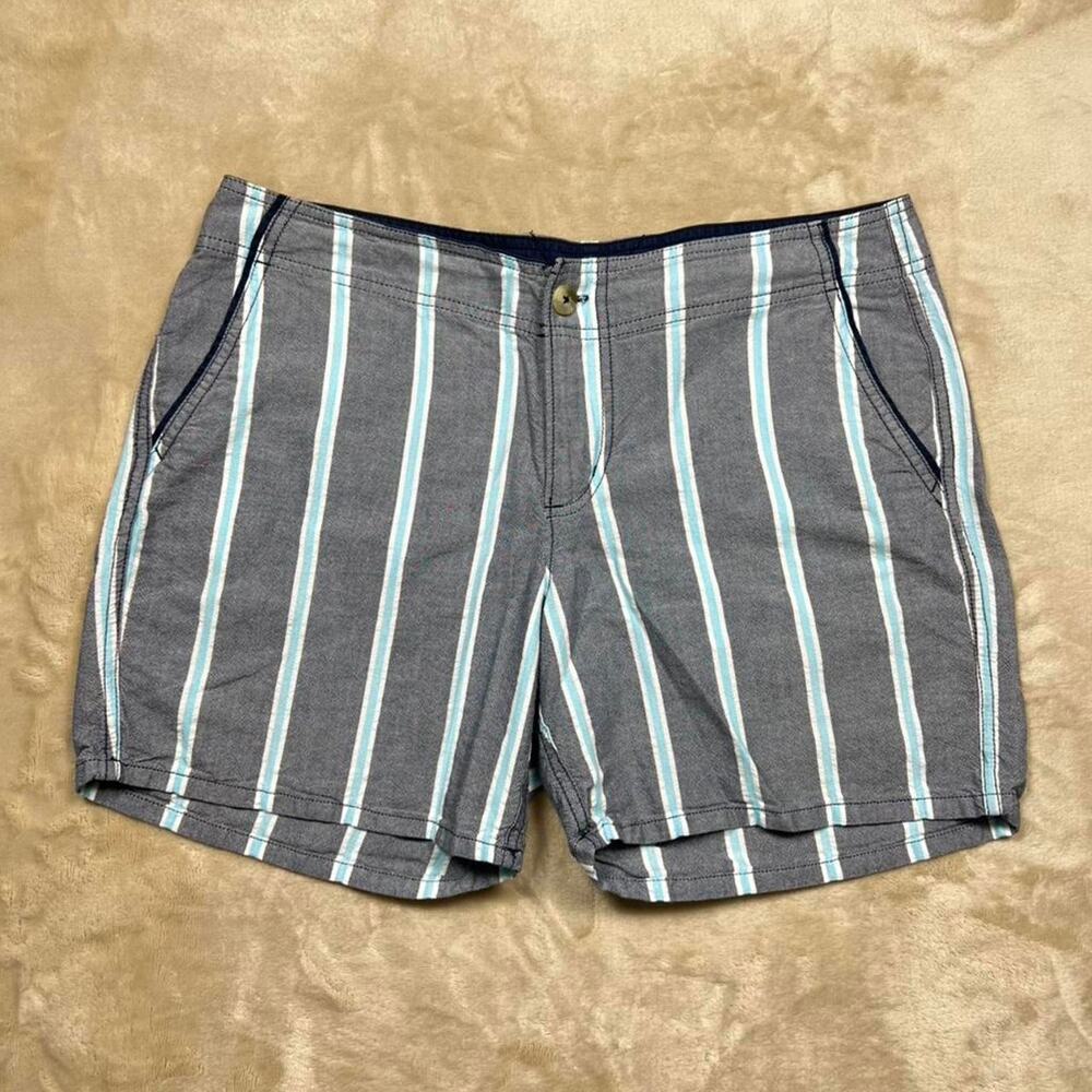 Columbia PFG Gray and Aqua Blue Women's Shorts Size 12